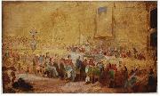William Salter Sketch of the 1836 Waterloo Banqet by William Salter oil painting